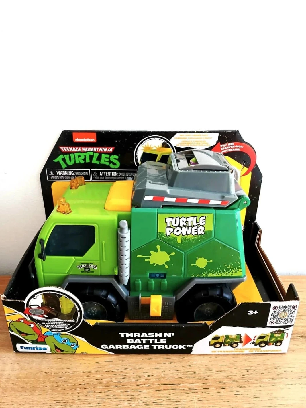 Camion Trash n Battle Garbage Truck TMNT Nickelodeon